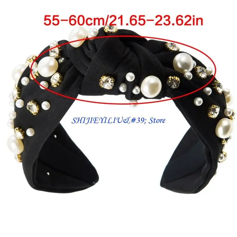 E21F Fashionable Jeweled Headbands Christmas New Year Party Role Playing Photo Props