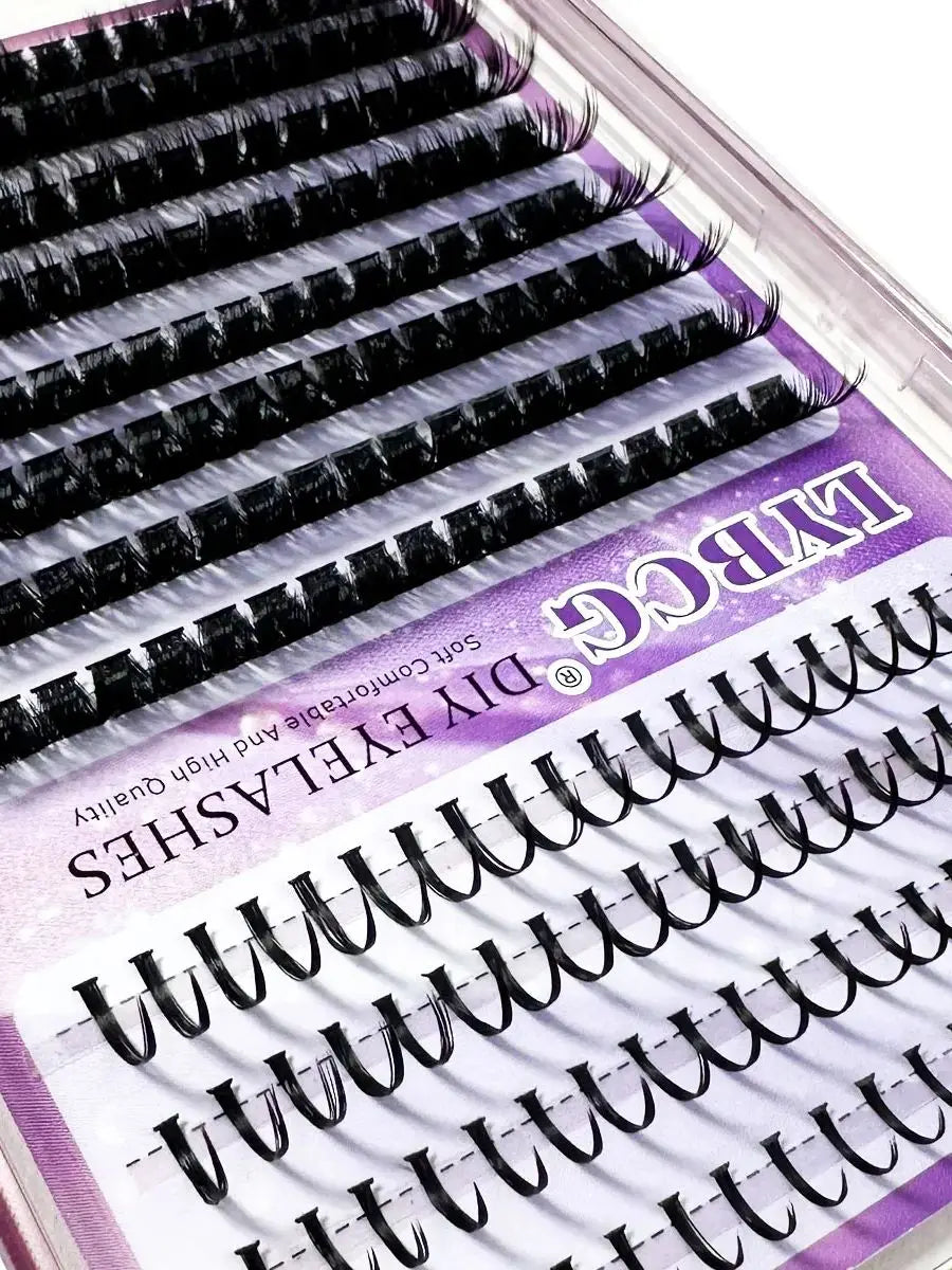 Lash Clusters 100D Lash Spikes Eyelash Clusters Volume Individual Lashes DIY Spiky Lash Extension Mega Cluster Eyelash Extension