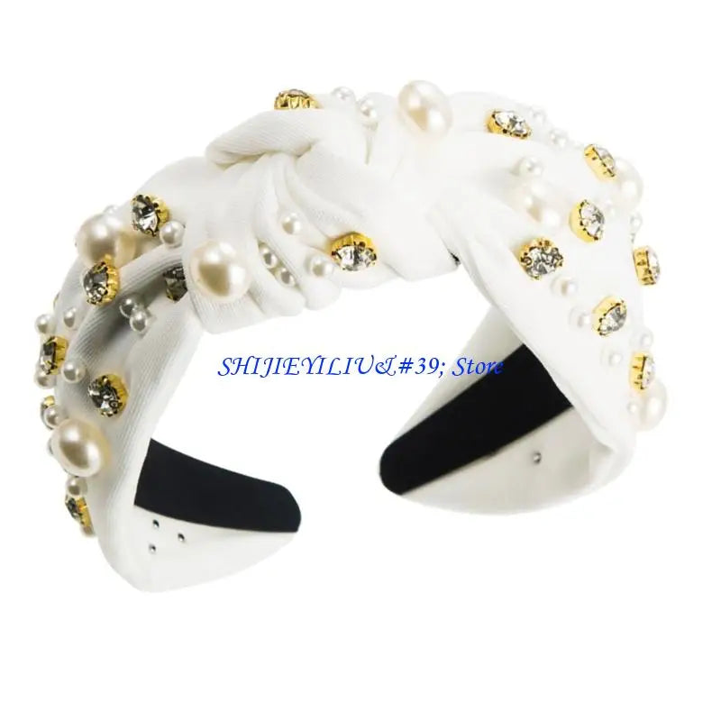 E21F Fashionable Jeweled Headbands Christmas New Year Party Role Playing Photo Props