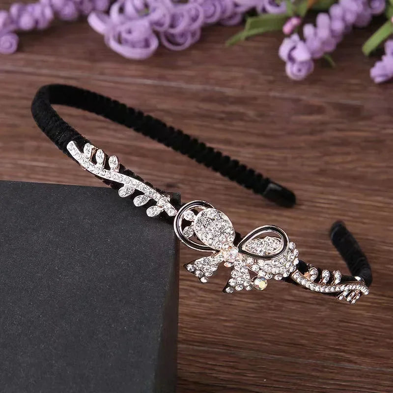 20 Styles Ins New Gem Baroque Headbands For Women Girl Diamond Rhinestone Woman Accessori Geometric Flower Thin Hairbands