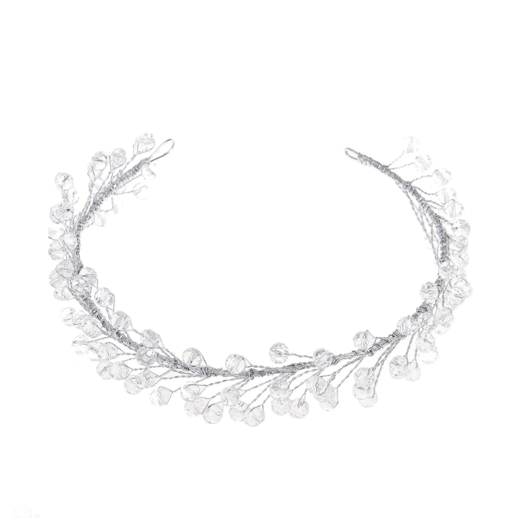 Minimalist Crystal Beads Headbands Pearls Hairbands Bride Wedding Hair Jewelry Ornaments Fashion Bridal Headdress Hair Hoop