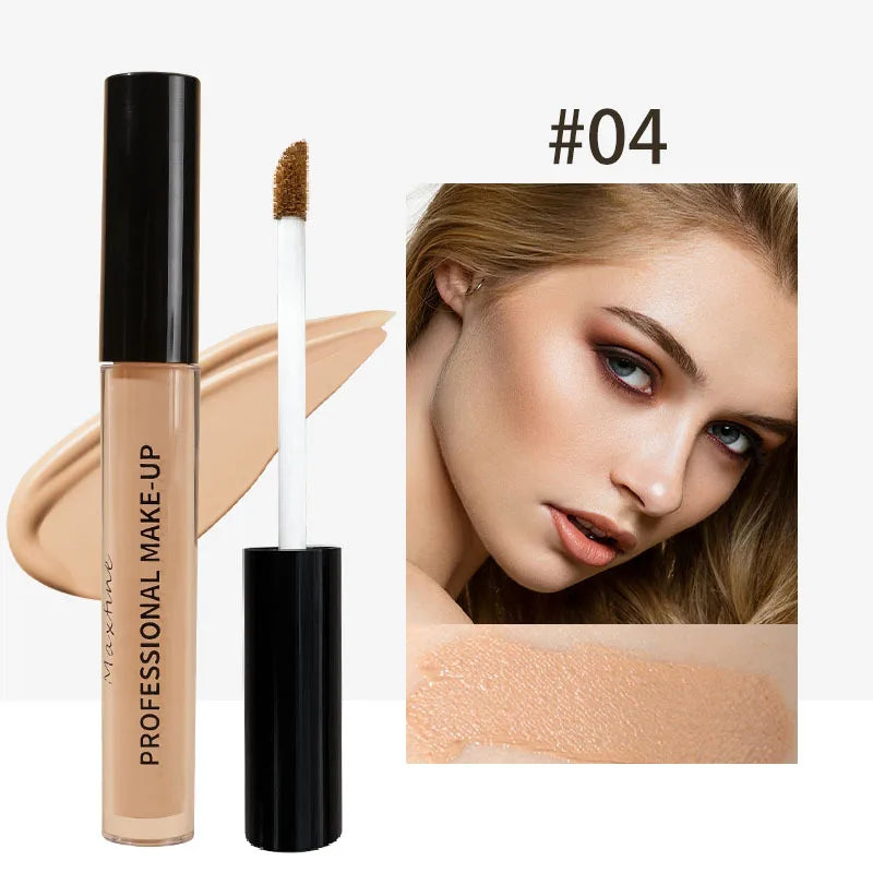 Logra un rostro impecable con nuestro corrector líquido profesional, diseñado para ofrecer alta cobertura desde la primera aplicación sin dejar sensación pesada.